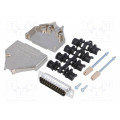 MHDTZK25-DM25P-K; D-Sub; PIN: 25; plug; male; straight; soldering; for cable; MH CONNECTORS MHDTZK25-DM25P-K; D-Sub; PIN: 25; plug; male; straight; soldering; for cable; MH CONNECTORS