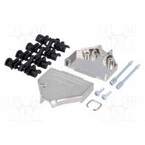 MHDTZK25-K; Enclosure: for D-Sub connectors; D-Sub 25pin,D-Sub HD 44pin; MH CONNECTORS