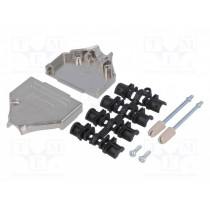 MHDTZK25-RA-PC-K; Enclosure: for D-Sub connectors; D-Sub 25pin,D-Sub HD 44pin; MH CONNECTORS