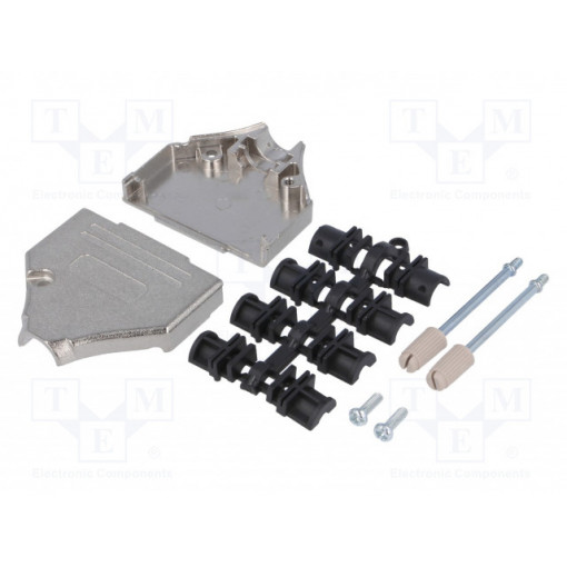 MHDTZK25-RA-PC-K; Enclosure: for D-Sub connectors; D-Sub 25pin,D-Sub HD 44pin; MH CONNECTORS