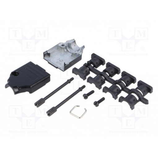 MHDTZK9-BK-K; Enclosure: for D-Sub connectors; D-Sub 9pin,D-Sub HD 15pin; MH CONNECTORS