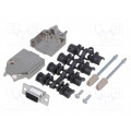 MHDTZK9-DM9S-K; D-Sub; PIN: 9; plug; female; straight; soldering; for cable; MH CONNECTORS MHDTZK9-DM9S-K; D-Sub; PIN: 9; plug; female; straight; soldering; for cable; MH CONNECTORS