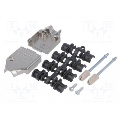 MHDTZK9-RA-PC-K; Enclosure: for D-Sub connectors; D-Sub 9pin,D-Sub HD 15pin; MH CONNECTORS