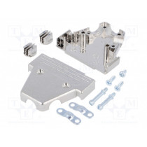 MHTRI-25-M-K; Enclosure: for D-Sub connectors; D-Sub 25pin,D-Sub HD 44pin; MH CONNECTORS