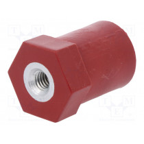 MIB4508D20; Support insulator; L: 45mm; Ø: 20mm; Uoper: 600V; UL94V-0; Ubr: 20kV; MOREK