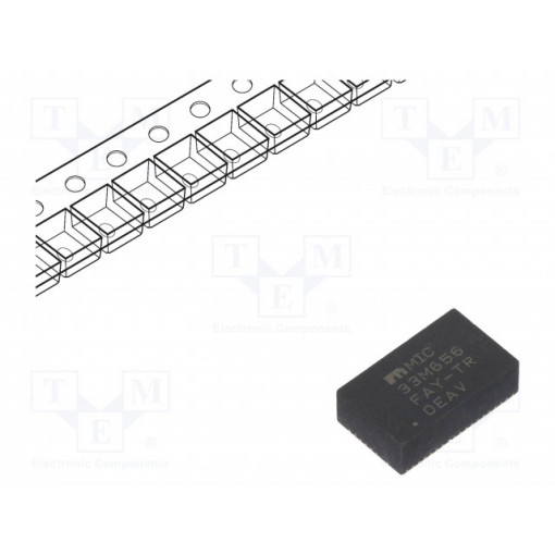 MIC33M656-FAYMP-TR; PMIC; DC/DC converter; Uoper: 2.4÷5.5V; Uout: 0.9V; B1QFN53; buck; MICROCHIP TECHNOLOGY