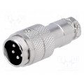 MIC345; Plug; microphone; male; PIN: 5; for cable; straight; NINIGI