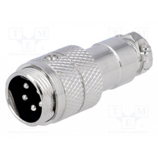 MIC345; Plug; microphone; male; PIN: 5; for cable; straight; NINIGI