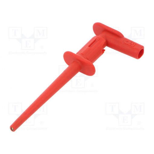 65.9187-22; Clip-on probe; crocodile; 1A; red; 300V; 2mm; Overall len: 75mm; STÄUBLI 65.9187-22; Clip-on probe; crocodile; 1A; red; 300V; 2mm; Overall len: 75mm; STÄUBLI