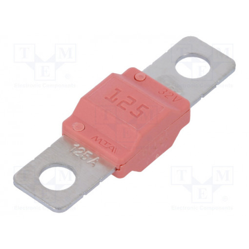 MIDIVAL 125A; Fuse: fuse; 125A; 32V; automotive; 40mm; MIDIVAL; Mounting: M5 screw; MTA