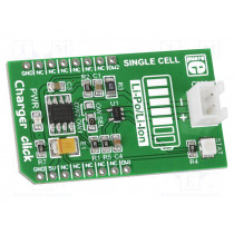 CHARGER CLICK; Click board; charger; 1-wire; DS2438,MCP73831; 5VDC; MIKROELEKTRONIKA
