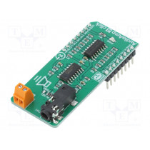 AUDIOAMP 4 CLICK; Click board; amplifier; GPIO,PWM; LM4860; mikroBUS connector; MIKROELEKTRONIKA