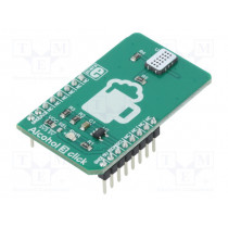 ALCOHOL 3 CLICK; Click board; alcohol sensor; I2C; MiCS-5524; mikroBUS connector; MIKROELEKTRONIKA