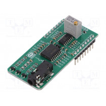 EEG CLICK; Click board; EEG; analog; INA114,MCP6106,MPU6050; 5VDC; MIKROELEKTRONIKA