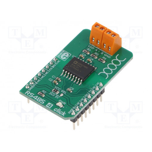 RS485 4 CLICK; Click board; RS485; UART; ADM2795E; mikroBUS connector,screw; MIKROELEKTRONIKA