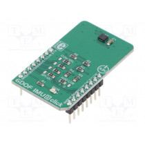 6DOF IMU 8 CLICK; Click board; motion sensor,gyroscope; I2C,SPI; ISM330DLC; 3.3VDC; MIKROELEKTRONIKA 6DOF IMU 8 CLICK; Click board; motion sensor,gyroscope; I2C,SPI; ISM330DLC; 3.3VDC; MIKROELEKTRONIKA