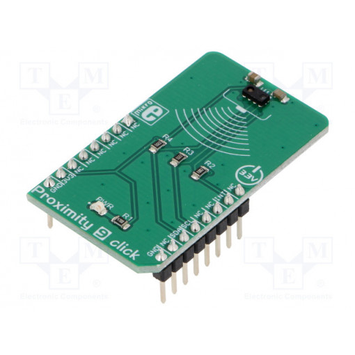 PROXIMITY 9 CLICK; Click board; proximity sensor; I2C; VCNL4040; mikroBUS connector; MIKROELEKTRONIKA