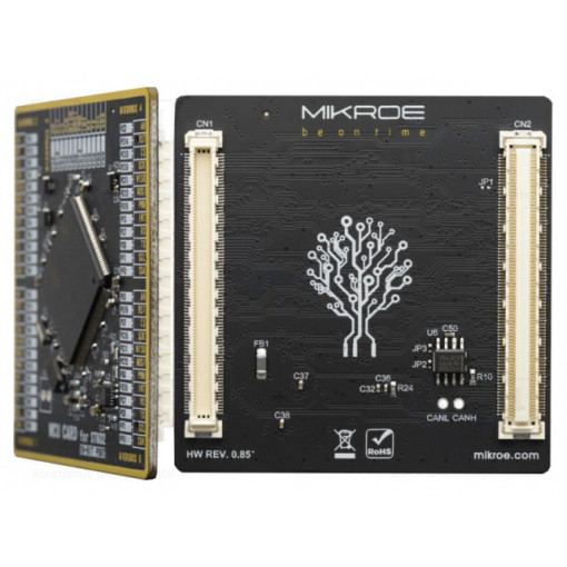 MCU CARD FOR STM32 STM32F767ZG; Multiadapter; Fusion v8; Hirose 2x168; 12.1x10.5mm; 216MHz; 0.5kB; MIKROELEKTRONIKA