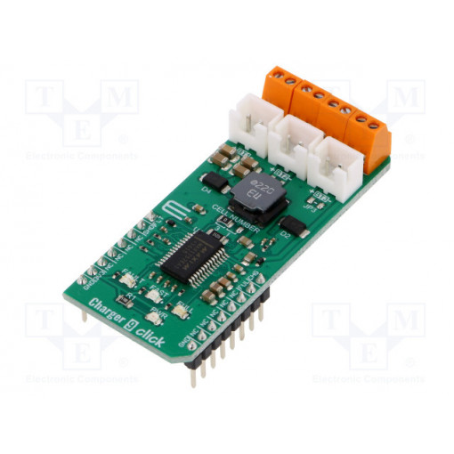 CHARGER 9 CLICK; Click board; charger; GPIO; MAX1757; user manual,prototype board; MIKROELEKTRONIKA