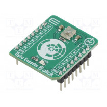 OPTO ENCODER 2 CLICK; Click board; opto encoder; GPIO; AEDR-8300; mikroBUS connector; MIKROELEKTRONIKA