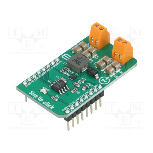 STEP UP CLICK; Click board; DC/DC converter; MCP1665,MCP4921; 2.9/5VDC; MIKROELEKTRONIKA