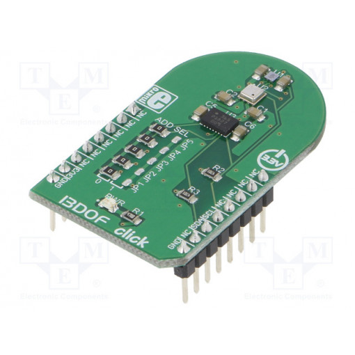 13DOF CLICK; Click board; I2C; BME680,BMI088,BMM150; mikroBUS connector; MIKROELEKTRONIKA 13DOF CLICK; Click board; I2C; BME680,BMI088,BMM150; mikroBUS connector; MIKROELEKTRONIKA