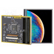 TFT BOARD 3 RESISTIVE; Dev.kit: with display; TFT,with touch panel; 3