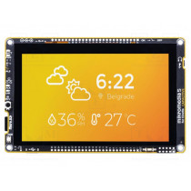 MIKROMEDIA 5 FOR KINETIS CAPACITIVE; Display: TFT; 5