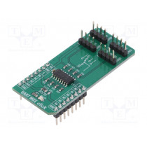 UART MUX CLICK; Click board; analog multiplexer; GPIO,UART; SN74LV4052A; MIKROELEKTRONIKA