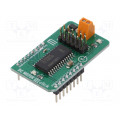 DC MOTOR 10 CLICK; Click board; motor driver; GPIO,SPI; TLE 6208-6 G; 5VDC; MIKROELEKTRONIKA