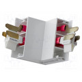 MLECJW; Angle external connector; Colour: white; MAINLINE POWER