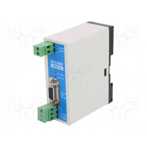 MM20-24; Industrial module: converter; RS232/RS485/M-BUS; 10÷28VDC; DECODE MM20-24; Industrial module: converter; RS232/RS485/M-BUS; 10÷28VDC; DECODE