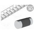 MMB02070C1801FB200; Resistor: thin film; SMD; 0207 melf; 1.8kΩ; 400mW; ±1%; Ø2.2x5.8mm; VISHAY