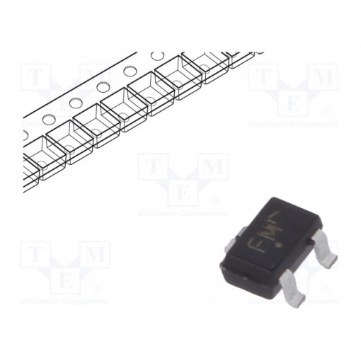 MMBTA56WT1G; Transistor: PNP; bipolar; 80V; 0.5A; 460mW; SC70; ON SEMICONDUCTOR
