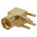 MMCX6252N1-3GT30G-50; Socket; MMCX; female; angled 90°; THT; gold-plated; 50Ω; 0÷6E-09GHz; AMPHENOL MMCX6252N1-3GT30G-50; Socket; MMCX; female; angled 90°; THT; gold-plated; 50Ω; 0÷6E-09GHz; AMPHENOL