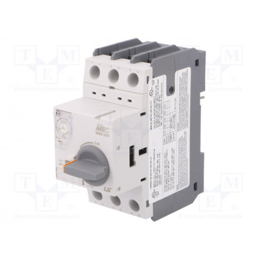 MMS-32H 0,63A; Motor breaker; 0.12kW; 220÷690VAC; DIN; Short circ.release: 8.2A; LS INDUSTRIAL SYSTEMS
