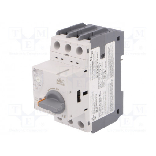 MMS-32H 1,6A; Motor breaker; 0.55kW; 220÷690VAC; DIN; Short circ.release: 20.8A; LS INDUSTRIAL SYSTEMS