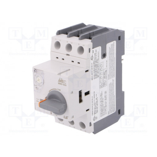 MMS-32H 13A; Motor breaker; 5.5kW; 220÷690VAC; DIN; Overcurrent release: 9÷13A; LS INDUSTRIAL SYSTEMS