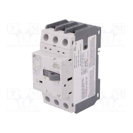 MMS-32S 1,6A; Motor breaker; 0.55kW; 220÷690VAC; DIN; Short circ.release: 20.8A; LS INDUSTRIAL SYSTEMS