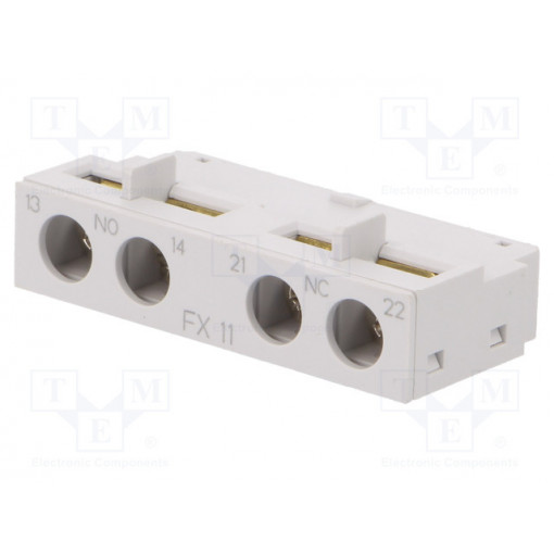 MMS-FX 1A1B; Auxiliary contacts; Auxiliary contacts: NO + NC; front; LS INDUSTRIAL SYSTEMS