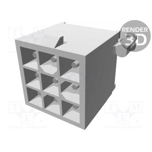 1-770182-0; Socket; wire-board; male; Mini Universal MATE-N-LOK; 4.14mm; THT; TE Connectivity