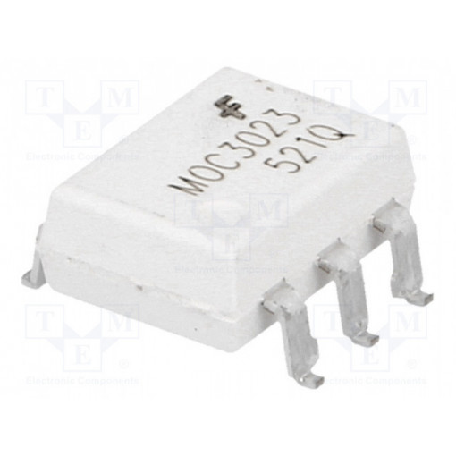 MOC3023SR2VM; Optotriac; 5kV; Uout: 400V; without zero voltage crossing driver; ON SEMICONDUCTOR (FAIRCHILD)