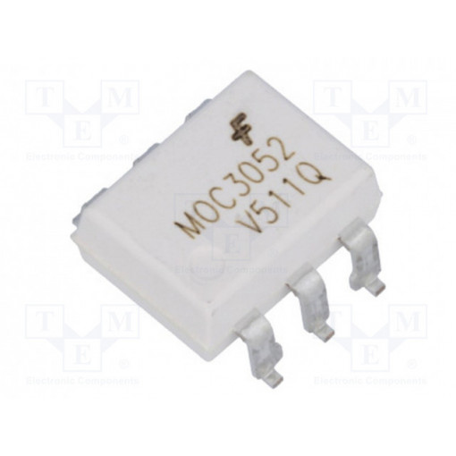 MOC3052SR2VM; Optotriac; 5.3kV; Uout: 600V; Gull wing 6; ON SEMICONDUCTOR (FAIRCHILD)
