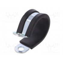 LKD12515; Fixing clamp; ØBundle : 25mm; W: 15mm; steel; Cover material: EPDM; MPC INDUSTRIES