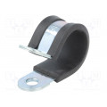 LKD12520; Fixing clamp; ØBundle : 25mm; W: 20mm; steel; Cover material: EPDM; MPC INDUSTRIES