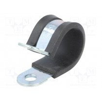 LKD12520; Fixing clamp; ØBundle : 25mm; W: 20mm; steel; Cover material: EPDM; MPC INDUSTRIES