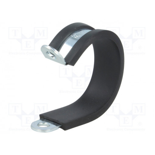 LKD13012; Fixing clamp; ØBundle : 30mm; W: 12mm; steel; Cover material: EPDM; MPC INDUSTRIES