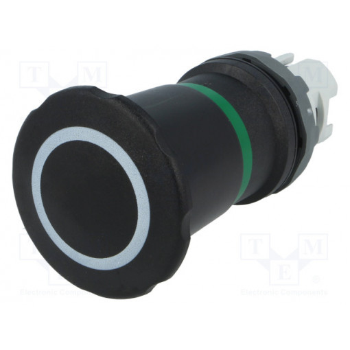 1SFA611524R1006; Switch: emergency stop; Stabl.pos: 2; 22mm; black; Illumin: none; ABB