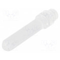 1265.2003; Fibre for LED; round; Ø2.8mm; Front: flat; straight; -20÷50°C; MENTOR 1265.2003; Fibre for LED; round; Ø2.8mm; Front: flat; straight; -20÷50°C; MENTOR