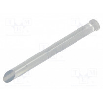 1293.8000; Fibre for LED; round; Ø5mm; Front: flat; straight; MENTOR